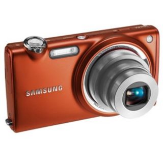 Samsung ST70 14.2MP Orange Digital Camera Today $109.99