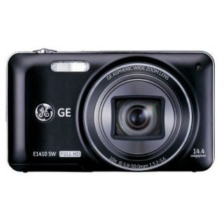 GE E1410SW 14MP Black Digital Camera