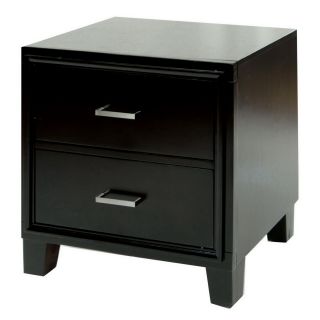 Enitial Lab Elrich Two drawer Espresso Wood Night Stand Today $136