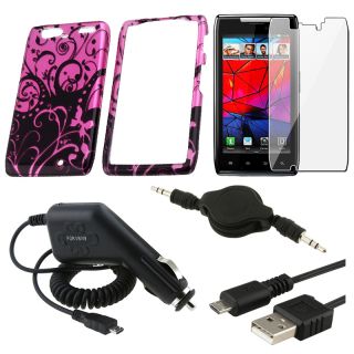 Case/ LCD Protector/ Cable/ Charger for Motorola Droid RAZR Maxx XT916