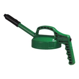 Oil Safe 100305 Stretch Spout Lid, w/0.5 In Out, Mid Green