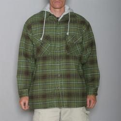 Stillwater Supply Co. Mens Olive Flannel Hoody