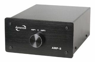 Dynavox AMP S Verstärker/Boxen Umschalter silber: 