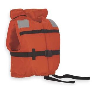 Stearns I120ORG 00 000 Flotation Vest, Orange, Nylon, Universal