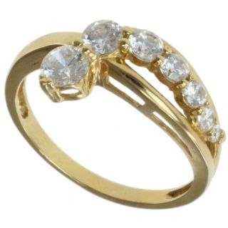 Michael Valitutti Signity 14k Yellow Gold Cubic Zircona Ring Today $