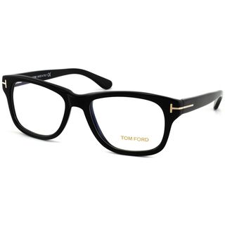 Tom Ford Unisex Shiny Black Plastic Eyeglasses