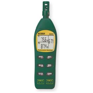 Extech RH350 Temp/Humdty Meter, 0 to 100% Rel Hum Rnge