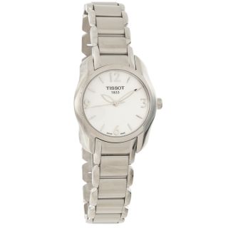 Tissot Womens T Wave Mother of Pearl Dial Stainless Steel Watch