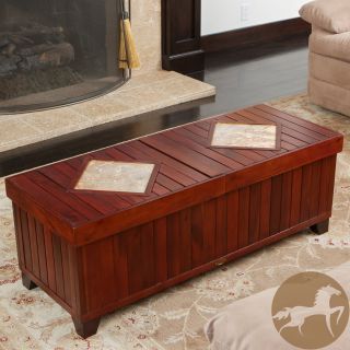 Christopher Knight Home Fort Worth Acacia Wood Bench Ottoman Today $