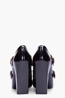 Chloe Black Patent Leather Heels for women