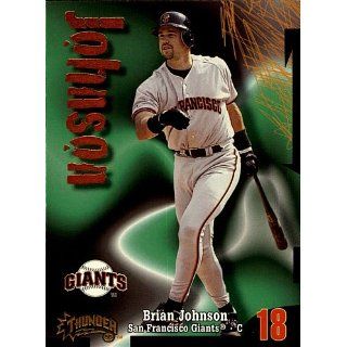 1998 Skybox Brian Johnson # 143 Giants Collectibles