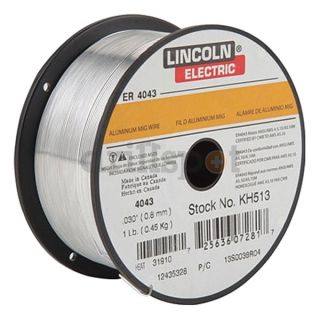 Lincoln Electric KH513 MIG Welding Wire, 4043, .030, Spool