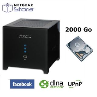 Netgear Stora Home MS2110 + Disque dur 2000 Go SAT   Achat / Vente
