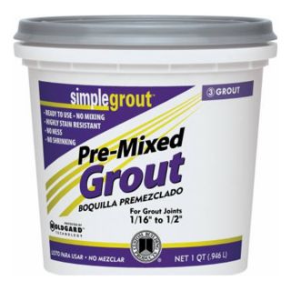Custom Bldg Products PMG165QT QT Del GRY PreMix Grout