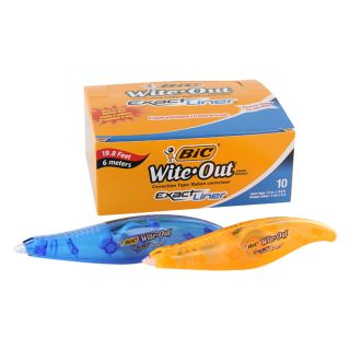 Bic Wite Out Exact Liner Correction Tape Pen (Pack of 10) Today $22