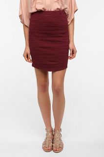 Sparkle & Fade Textured Mini Skirt